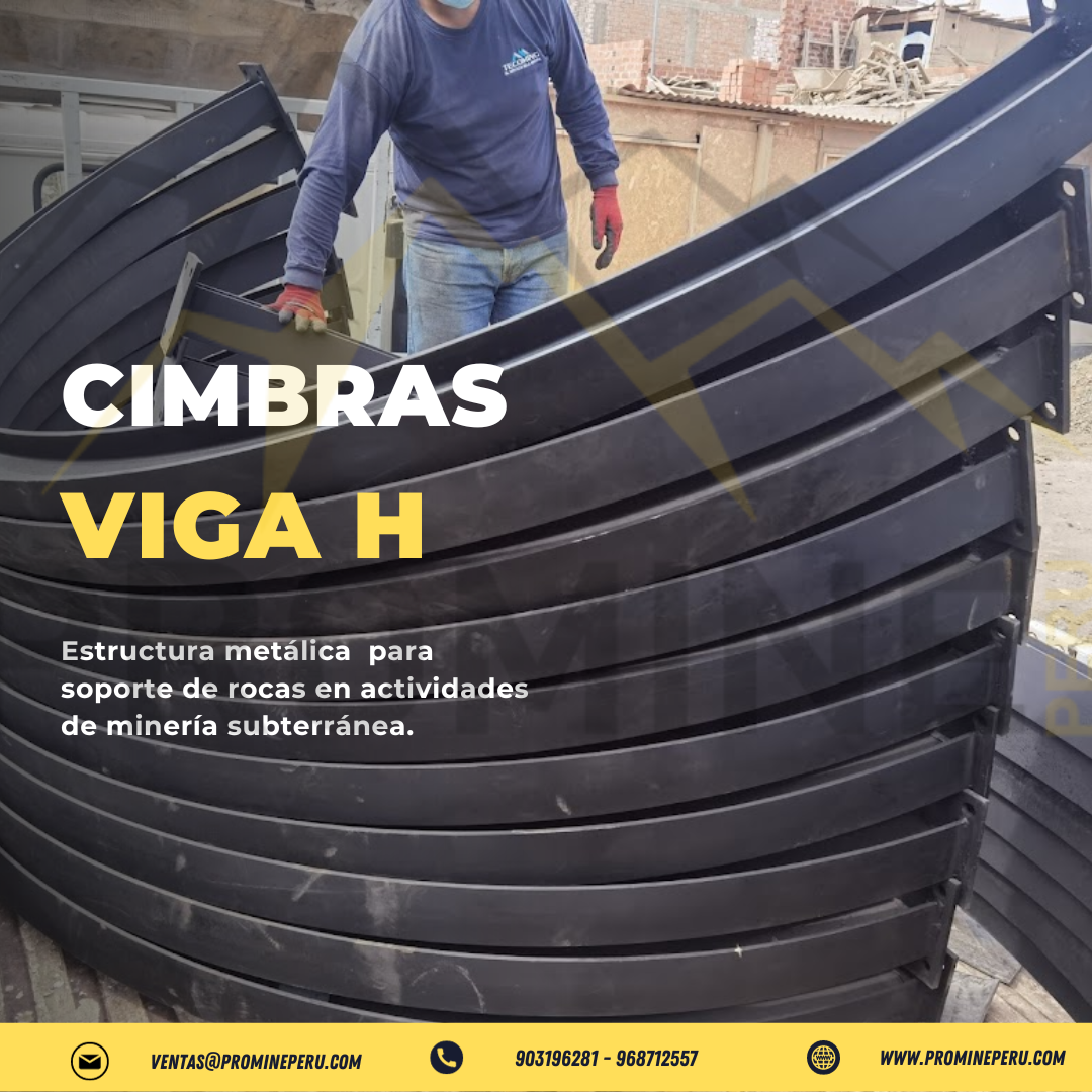 CIMBRAS EN VIGA H SOCAVON MINA PROMINE AQP 2023